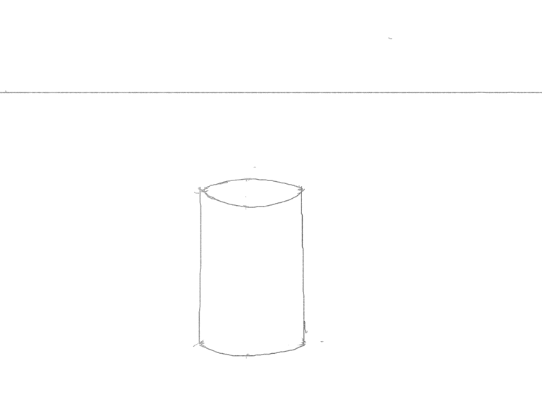 Drawing a Cylinder in Perspective