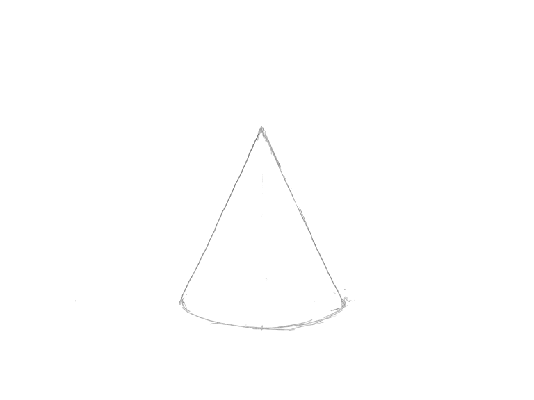 Drawing a Cone in Perspective